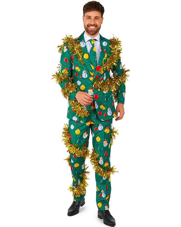 Christmas Deco Green Mens Suitmeister