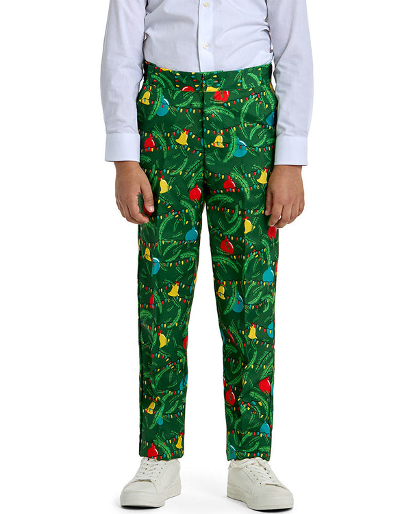 Christmas Green Icons Light up Boys Suitmeister