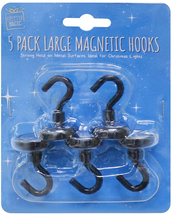 Christmas Magnetic Gutter Hooks Pack Of 5