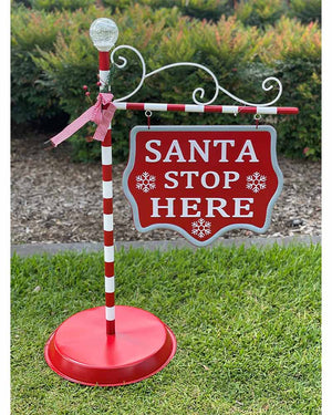 Christmas Metal Sign 1m