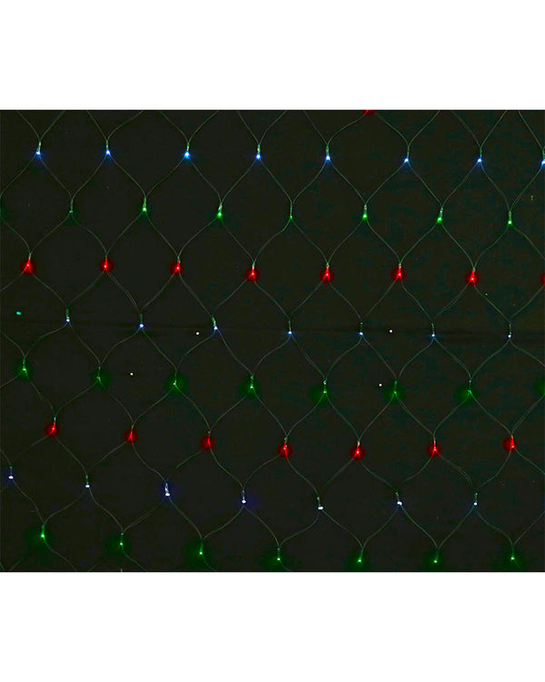 Christmas Coloured 150 Piece Solar LED Net Lights