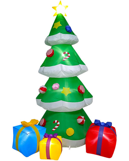 Christmas Tree Lawn Inflatable 2.4m