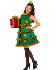 Morph Costume Christmas Tree Womens Christmas Costume Size 16-18
