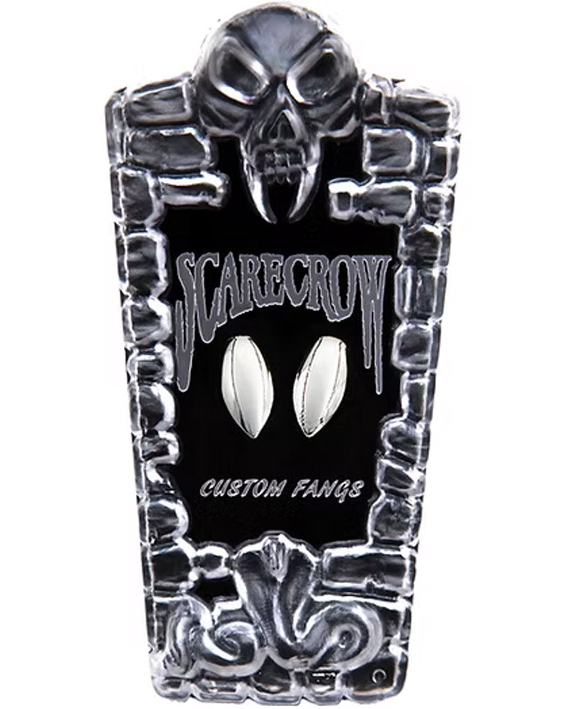 Chrome Glam Metallic Deluxe Vampire Fangs
