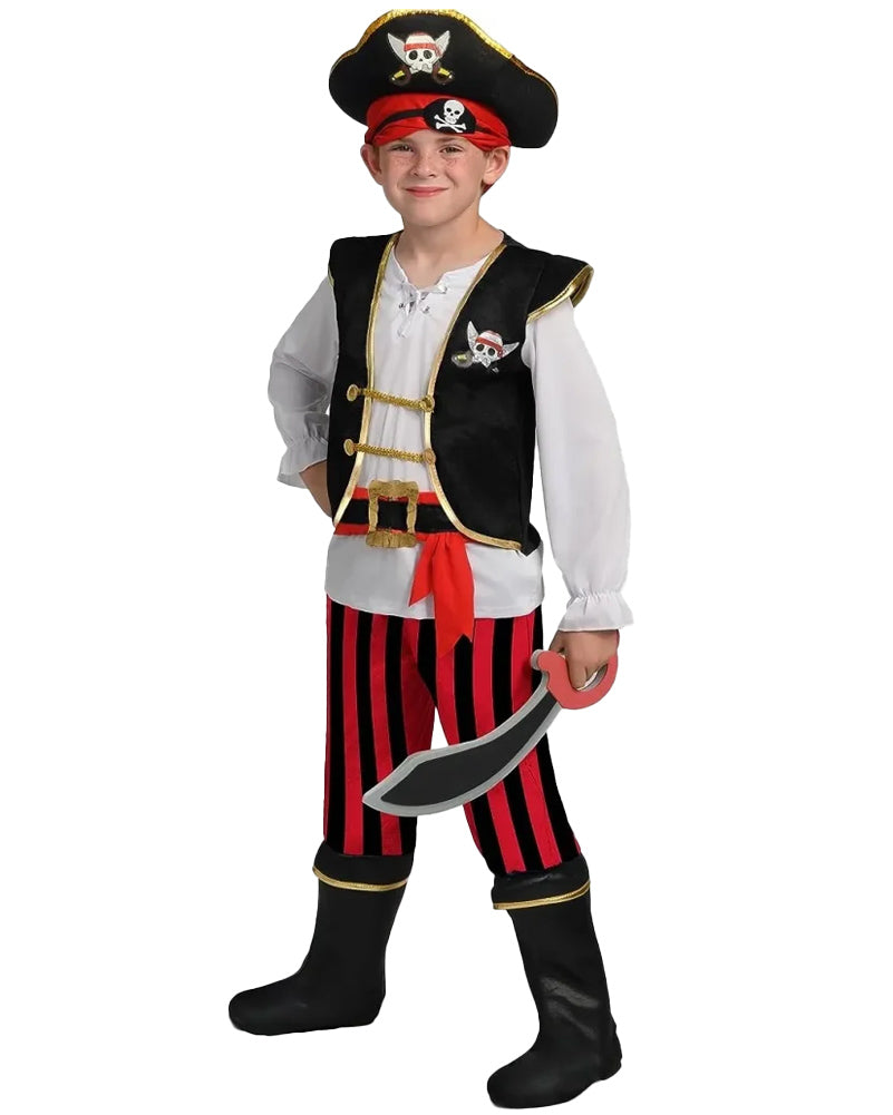 Classic Pirate Complete Boys Book Week Costume