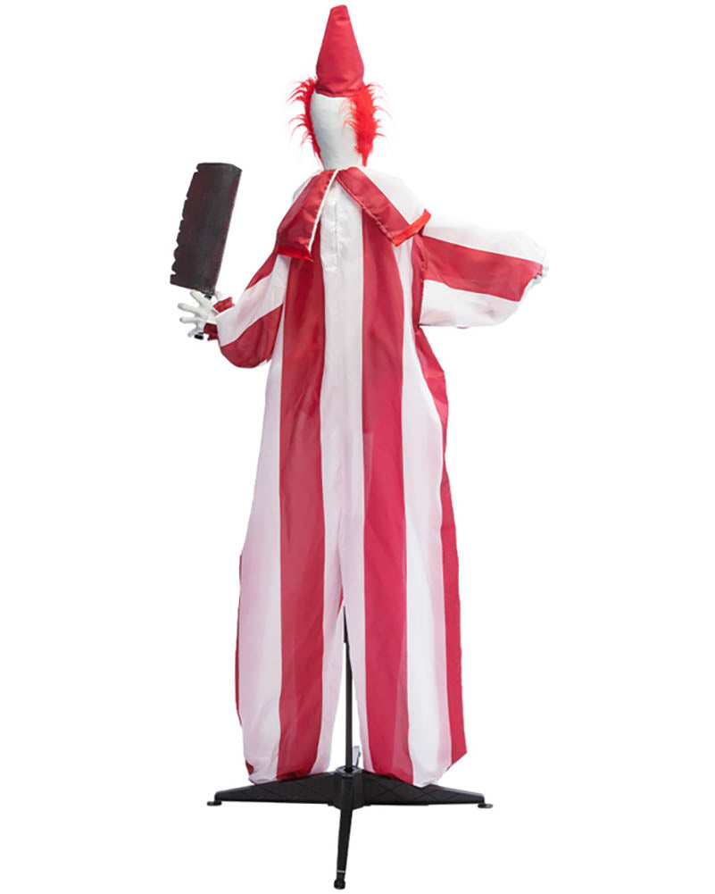 Clown Chuckles Standing Animated Halloween Decoration 1.7m