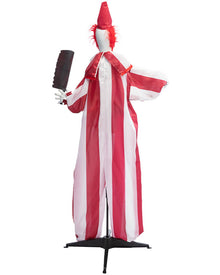 Clown Chuckles Standing Animated Halloween Decoration 1.7m
