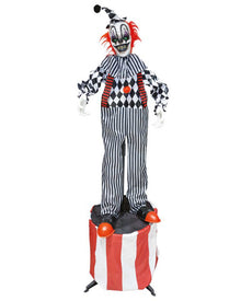 Clown on Stage Animated Halloween Decoration 1.8m