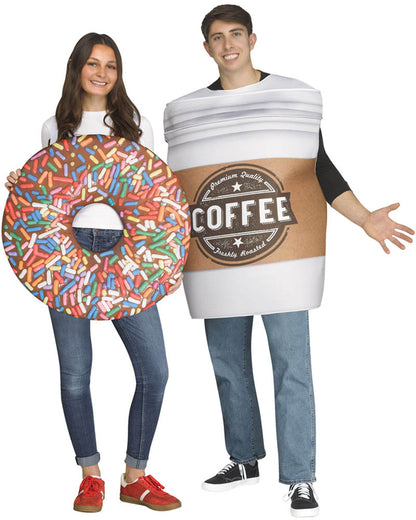 Coffee and Donut Couples Costume