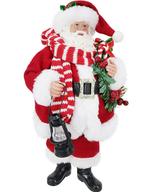 Christmas Collectible Scarf Santa 26cm