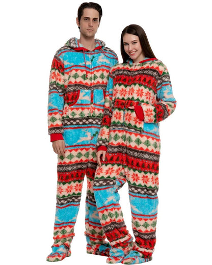 Christmas Colored Pattern Adults Onesie