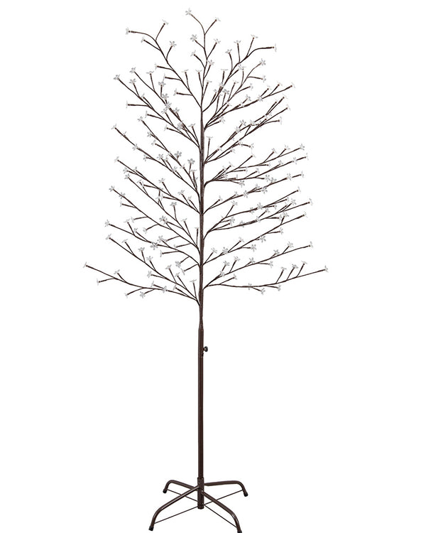 Colour Change Solar Christmas LED Blossom Tree 180cm