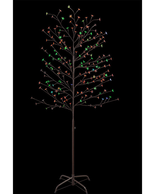 Colour Change Solar Christmas LED Blossom Tree 180cm