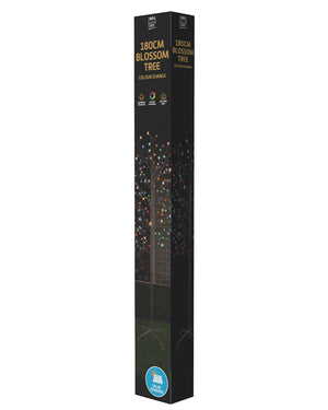 Colour Change Solar Christmas LED Blossom Tree 180cm
