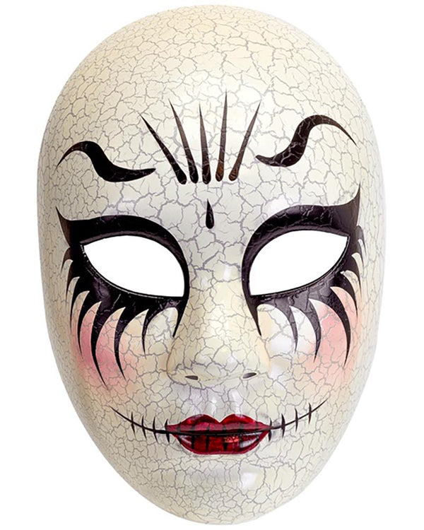 Comedy of Art Cracked Woman Mask