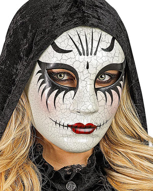 Comedy of Art Cracked Woman Mask