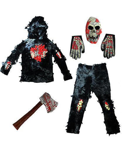 Complete Tattered Zombie Kids Costume