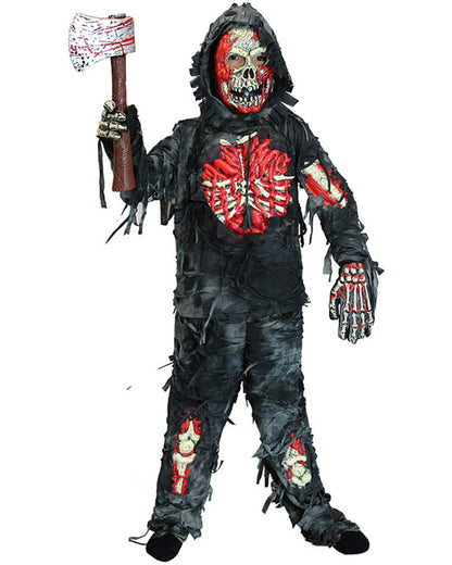 Complete Tattered Zombie Kids Costume