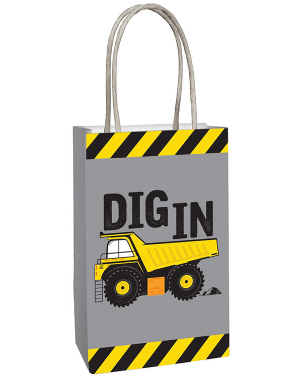 Construction Paper Kraft Bags Pack of 8