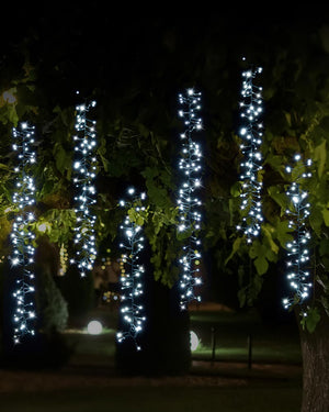 Christmas Timer Cool White 480 Piece Tree Clusters 10m