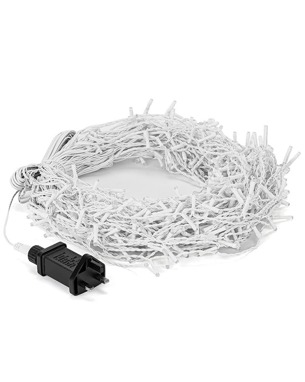 Cool White 480 Piece Christmas LED Snowing Icicle Lights 11.9m