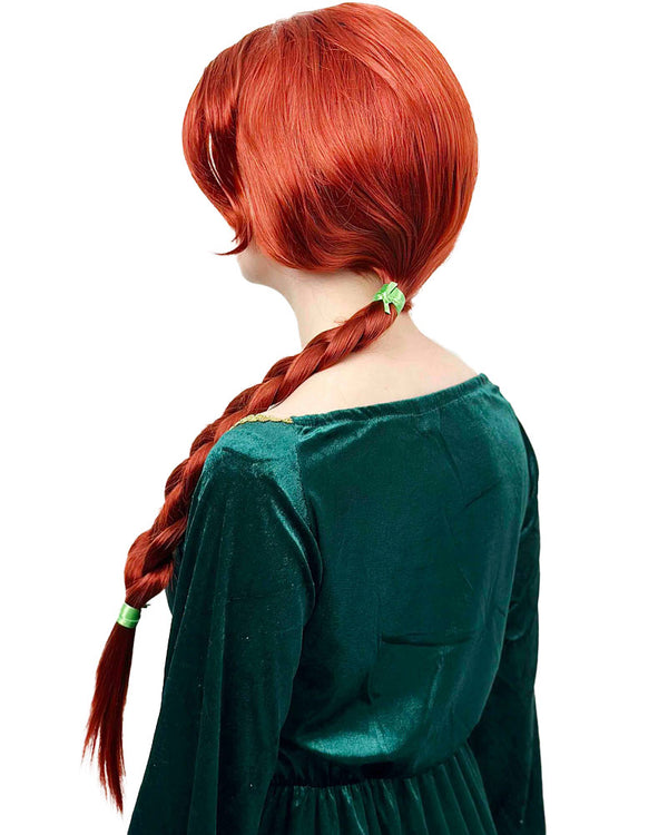 Copper Princess Premium Plaited Auburn Wig