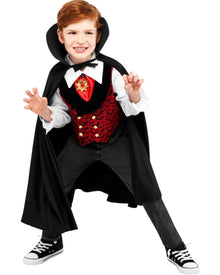 Count Drac Vampire Classic Boys Halloween Costume
