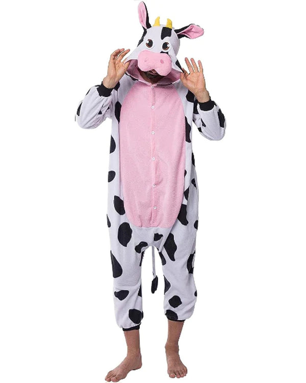 Cow Adult Onesie Adult Costume