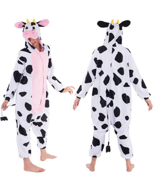 Cow Adult Onesie Adult Costume