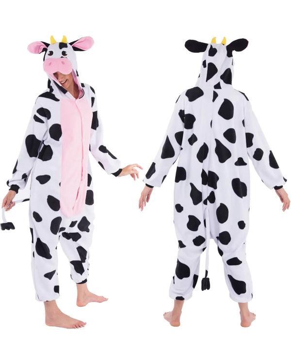 Cow Adult Onesie Adult Costume