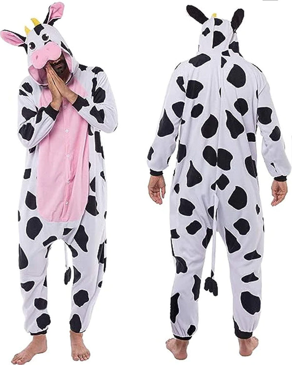 Cow Adult Onesie Adult Costume