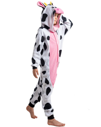 Plush Cow Onesie Kids Costume