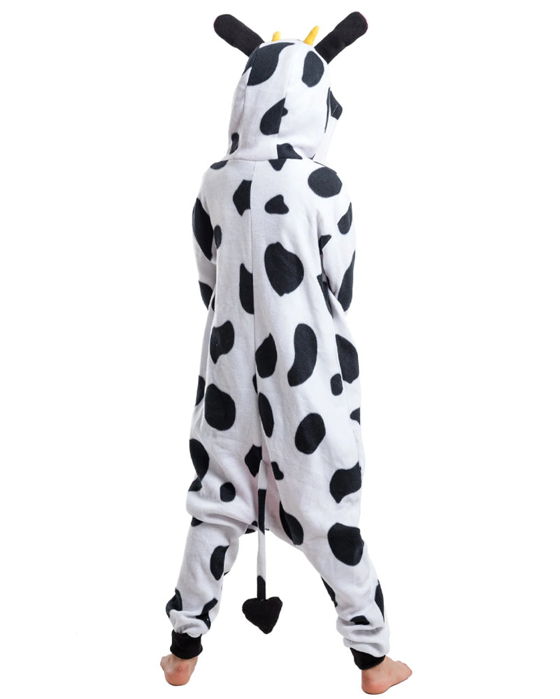 Plush Cow Onesie Kids Costume