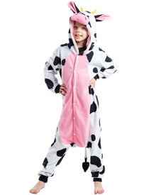 Plush Cow Onesie Kids Costume