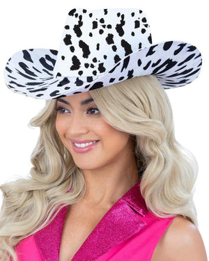 Cow Print Cowboy Hat