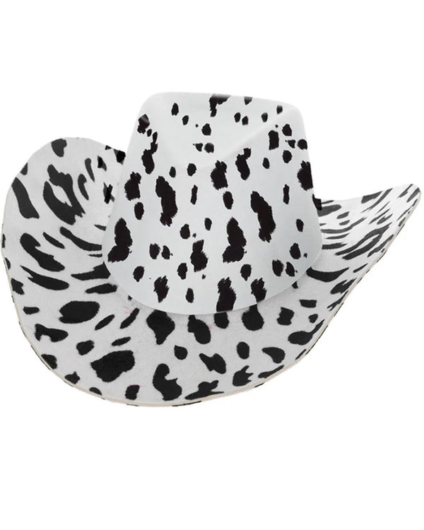 Cow Print Cowboy Hat