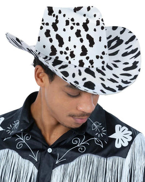 Cow Print Cowboy Hat