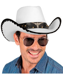 Bull Felt White Cowboy Hat