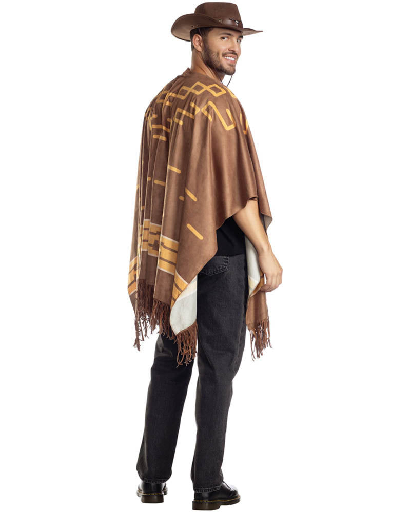 Cowboy Poncho Adult Costume