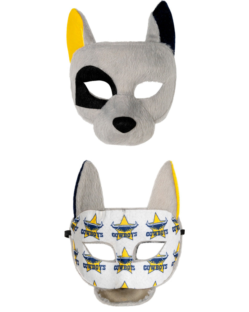 NRL Cowboys Mascot Kids Mask