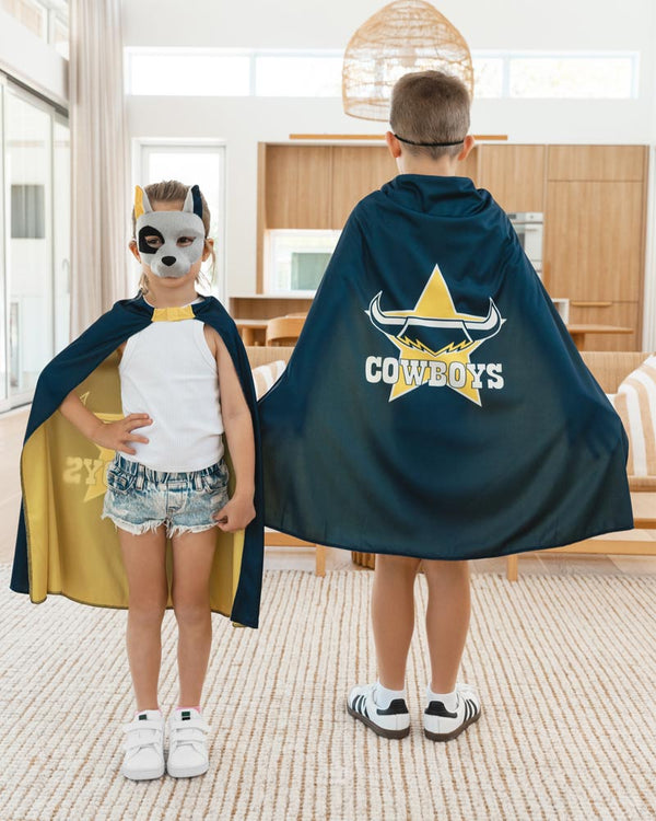NRL Cowboys Supporter Kids Cape