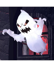 Crasher Ghost Window Breaker LED Inflatable Halloween Decoration 91cm
