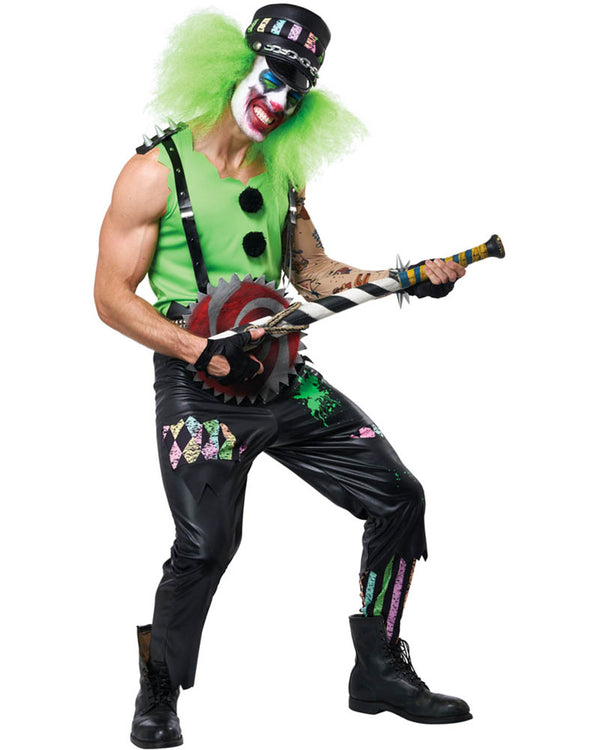 Crazed Clown Mens Costume