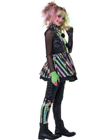 Crazy Carnival Clown Girls Halloween Costume