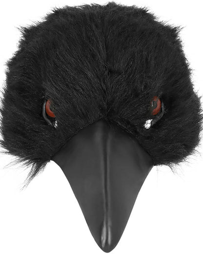 Crow Plush Mask