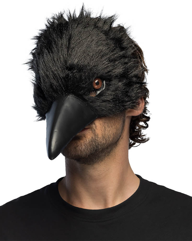 Crow Plush Mask