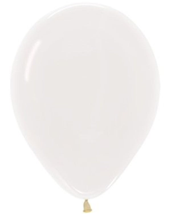 Crystal Clear 30cm Latex Balloons Pack of 50