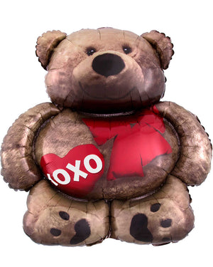 Cuddly Bear Love 86cm SuperShape Foil Balloon