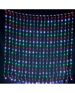 Customisable LED Christmas Curtain Lightshow with App Control 2m