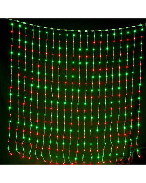 Customisable LED Christmas Curtain Lightshow with App Control 2m